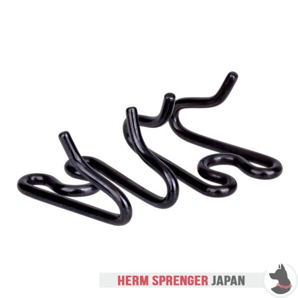 "Dark Spike" 黒染めステンレススチールの犬訓練用スパイク首輪用追加パーツ - 3.2 mm