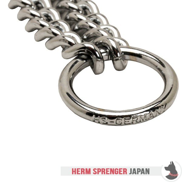 "Double Stroll" クロムメッキ鋼製カプラーリード　二頭の犬の散歩用(3.0 mm x 73.5cm)