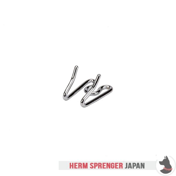 プロングカラー用"Cold Kiss"というクロムメッキ鋼製追加リンク - 3.2 mm