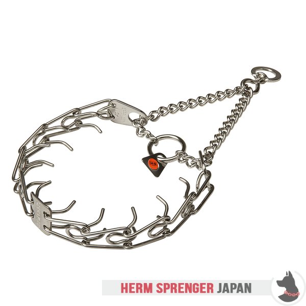 "Training Profy" 回り継ぎ手付きステンレススチール製ピンチ首輪（2.25 mm x 40.6 cm）