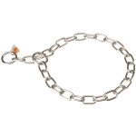 "Training Joy" Stainless Steel Medium Sized Link Chain Collar - 3.0 mm