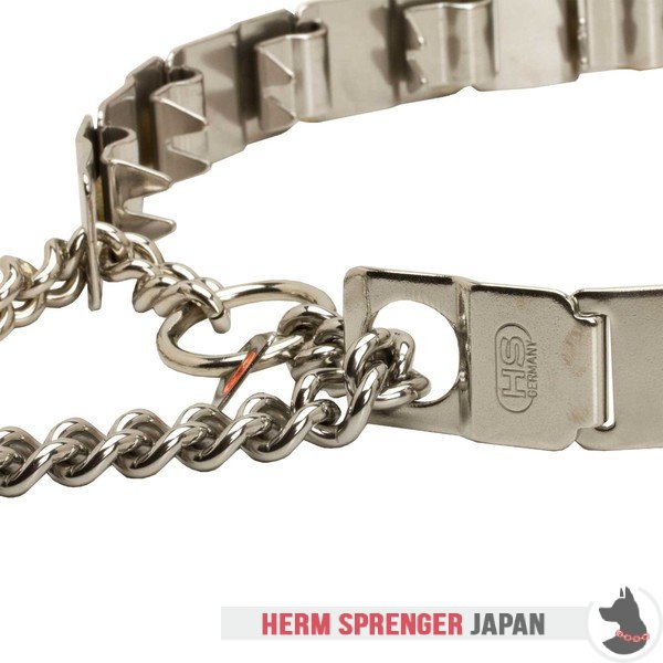 "Touch of Tame" ステンレス鋼製ネックテックカラー 犬のスポーツ用　60 cm