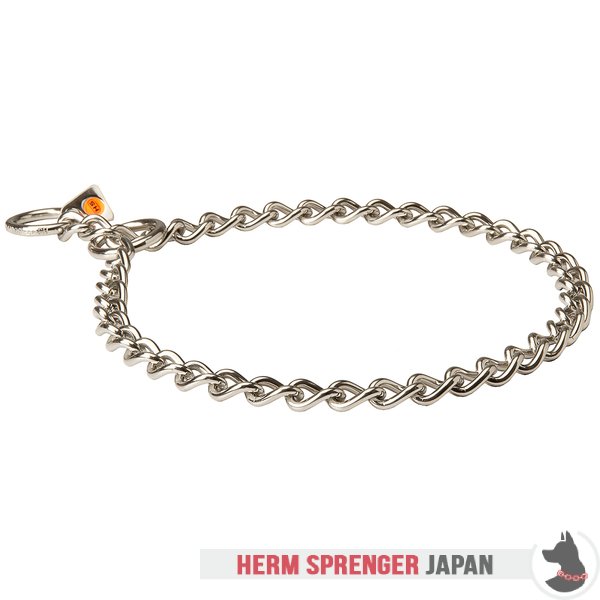 "No Issues" ステンレススチール製ショットリンクのチェーンカラー　丸型チェーン - 3.0 mm