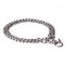 "Manners Maker" Stainless Steel Twin Row Chain Collar - 3.0 mm
