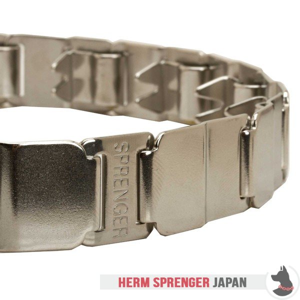 "Touch of Tame" ステンレス鋼製ネックテックカラー 犬のスポーツ用　60 cm