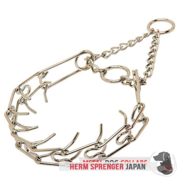 Pinch dog collar - 1/10 inch (2.3 mm) prong's diameter