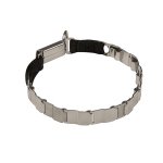 "Fun Time" Stainless Steel Neck Tech FUN Dog Collar - 19 inches (48 cm) long