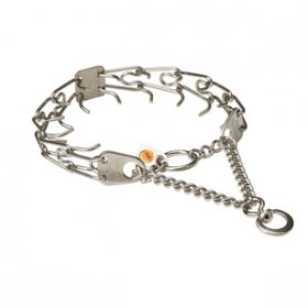 "Training Profy" Stainless Steel Pinch Collar with Swivel (2.25 mm x 16 inches)
