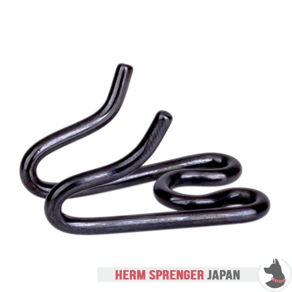 "Night Fang" 黒染めステンレススチール製追加リンク　犬のしつけのプロング首輪用 - 4.0 mm