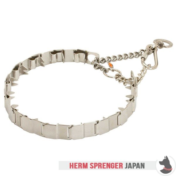 "Touch of Tame" ステンレス鋼製ネックテックカラー 犬のスポーツ用　60 cm