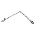 "Double Walk" クロムめっき鋼製カプラーリード　犬２頭の散歩用(4.0 mm x 24 inches)