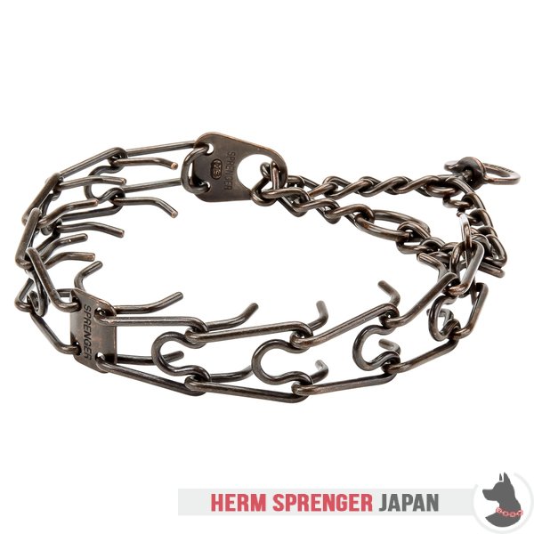 "Antique Treasure" 銅めっき鋼のピンチカラー　中心部のプレート、回り継ぎ手と組み立てチェーン付き　(4 mm x 63 cm)