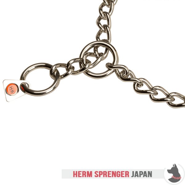 "No Issues" ステンレススチール製ショットリンクのチェーンカラー　丸型チェーン - 3.0 mm